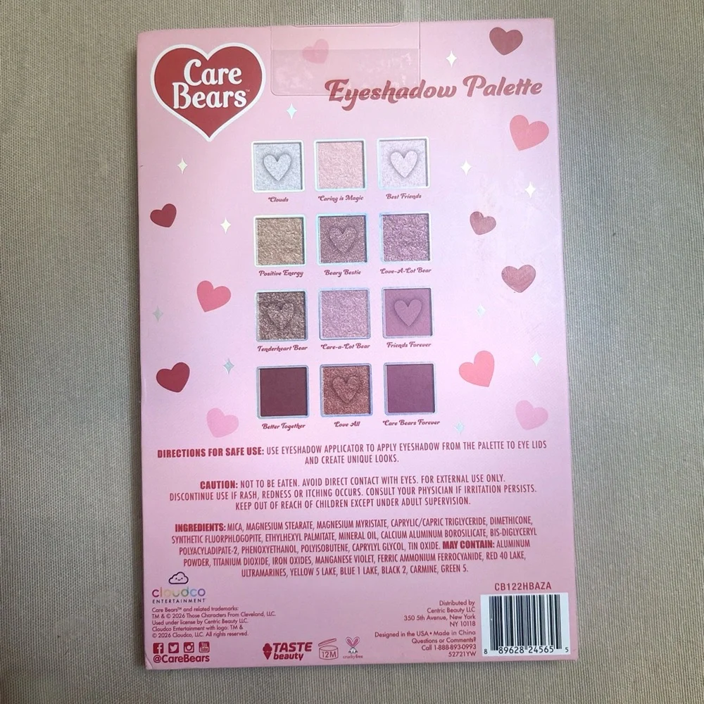 Taste Beauty x Care Bears Eyeshadow Palette